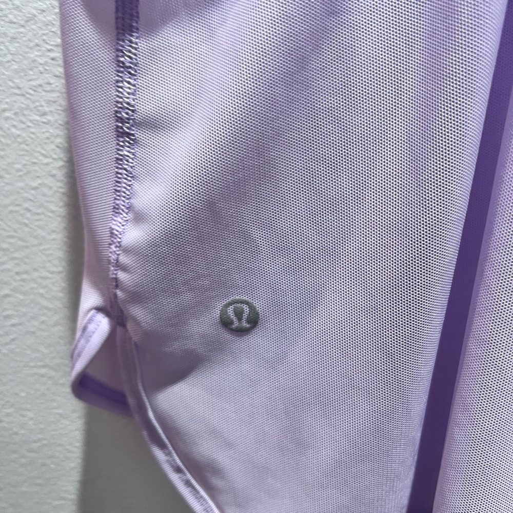Lululemon Tanks Purple Light sheer purple Women's Racerback Tank Tops Sz 2 EUC - Picture 8 of 9